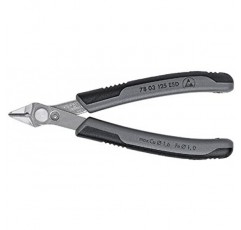 KNIPEX 도구 - 전자 슈퍼 닙, INOX 강철, ESD(7803125ESD), 5인치