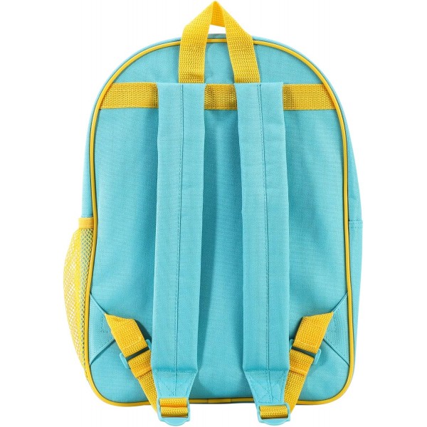 Cocomelon 키즈 배낭 학교 배낭 여행 가방 소년 소녀 사이드 메쉬 포켓과 전면 지퍼 포켓 멀티 컬러