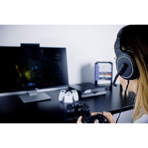 Venom Nighthawk 범용 스테레오 게임용 헤드셋(PS5 / Xbox Series X & S / PS4 / Xbox One/Nintendo Switch/PC)