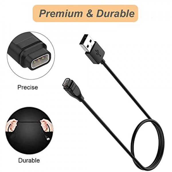 Coros Pace 3, Coros Pace 2, Coros Apex Pro, Coros Apex 42mm/46mm, Coros Vertix, Coros Vertix 2 교체용 USB 충전 케이블(3.3ft/1m)용 충전기