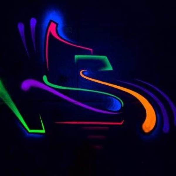 스프레이 캔 세트 Montana Black Infra 시리즈 형광 네온 컬러 6 x 400ml