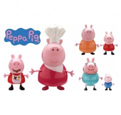 Giochi Preziosi - PPC16 - 2 페파 피규어 성인 + 어린이 - 랜덤 모델 - 크기 5cm