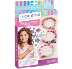 Make It Real - 어린이를 위한 참 팔찌 - 트윈 주얼리 만들기 - 소녀들을 위한 예술과 공예 - 피어나는 창의력