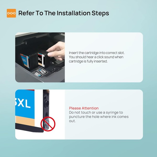 3YP35AE 963XL 대용량 재생산 잉크 카트리지, 검정/청록/자홍/노랑 4팩, OfficeJet Pro 9010 9012 9013 9014 9015 9016 9018 90919 2020