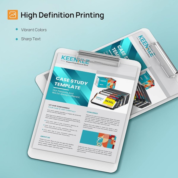 3YP35AE 963XL 대용량 재생산 잉크 카트리지, 검정/청록/자홍/노랑 4팩, OfficeJet Pro 9010 9012 9013 9014 9015 9016 9018 90919 2020