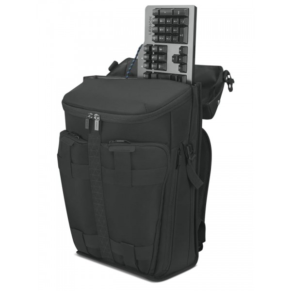 Lenovo Legion 17인치 Armored Backpack II, 게이밍 노트북 가방, 이중 레이어 보호, 전용 보관 포켓