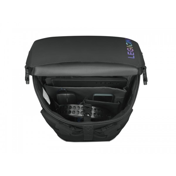 Lenovo Legion 17인치 Armored Backpack II, 게이밍 노트북 가방, 이중 레이어 보호, 전용 보관 포켓