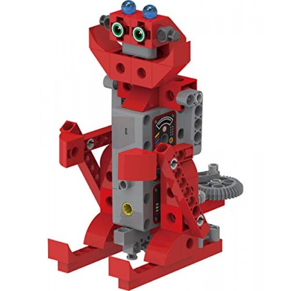 Thames & Kosmos Kids First Robot Factory: Wacky, Misfit, Rogue 로봇 STEM 실험 키트 | 젊은 엔지니어를 위한 실습 모형 제작 | 전동 로봇 8대 만들기 | 스토리북 매뉴얼로 놀면서 배우기