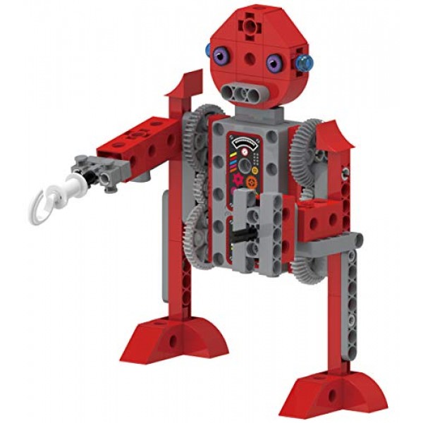 Thames & Kosmos Kids First Robot Factory: Wacky, Misfit, Rogue 로봇 STEM 실험 키트 | 젊은 엔지니어를 위한 실습 모형 제작 | 전동 로봇 8대 만들기 | 스토리북 매뉴얼로 놀면서 배우기