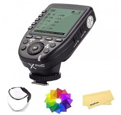 Godox Xpro-C Xpro TTL 무선 플래시 트리거(Canon 1/8000s HSS TTL-변환-수동 기능) 대형 스크린 경사 디자인 5개의 전용 그룹 버튼 11개의 사용자 정의 기능 + 12개의 컬러 필터 + 디