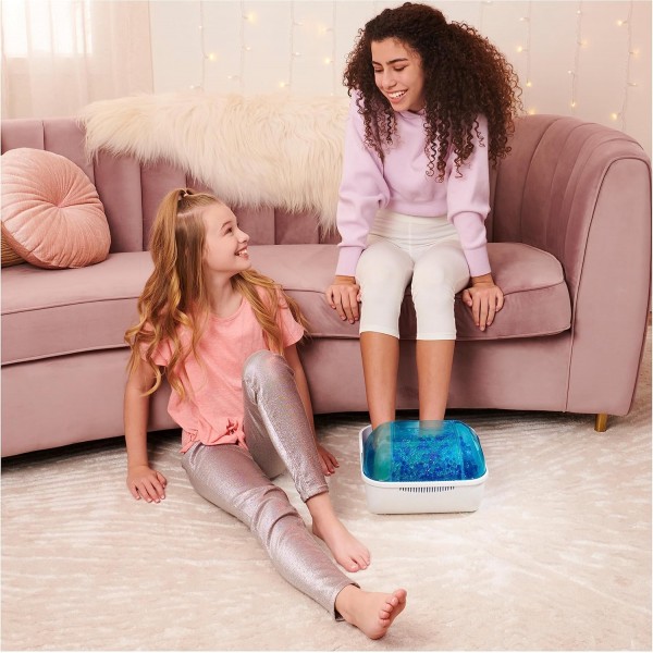 오르비즈 풋 스파 - 6세 이상의 어린이를 위한 마사지 폭포로 테스트한 2000개의 오리지널 워터 펄을 사용한 순수한 휴식