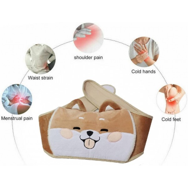 Nile Robust 3 in 1 온수 병 벨트 | 성인과 어린이에게 적합한 허리, 등, 다리, 목 및 어깨용 소프트 벨트 + 온수병 1L + 소프트 온수병 커버