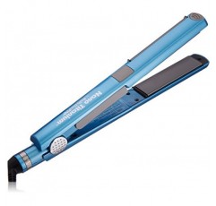 BaBylissPRO 나노 티타늄 플랫 아이언 헤어 스트레이트너, 전문 살롱 결과 및 모든 헤어 유형을 위한 1 U 스타일러 스트레이트너 아이언