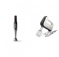 필립스 Viva 핸드 블렌더 800W SpeedTouch 포함 2-in-1 토고 마시는 병 스테인레스 스틸