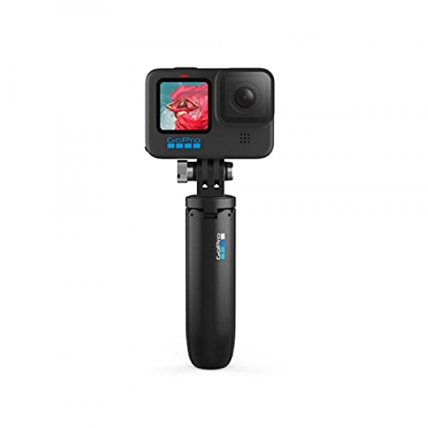 GoPro HERO10 Black + Shorty Mini 익스텐션 폴 및 삼각대 블랙(공식 GoPro 액세서리)