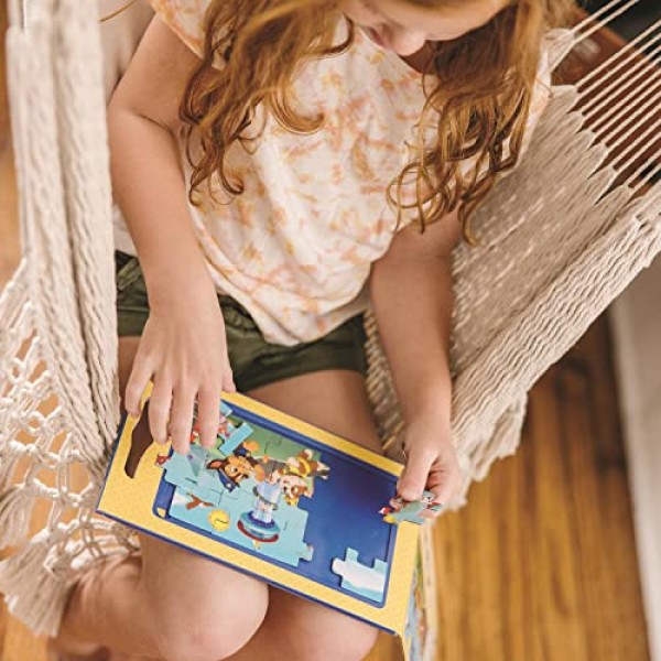 Melissa & Doug PAW Patrol 자기 직소 퍼즐 2개(15피스 퍼즐 2개) 3세 이상 유아 및 어린이를 위한 PAW 순찰 테마 자기 여행 퍼즐 - FSC 인증 재료