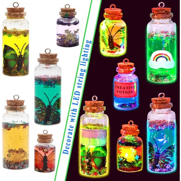 아이들을 위한 BANGKAI DIY 요정 물약 키트 - 나만의 요정 물약 예술 및 공예 키트 만들기 - 아이들을 위한 마법 물약 키트 - 수상 경력에 빛나는 요정 물약 공예 키트 완구