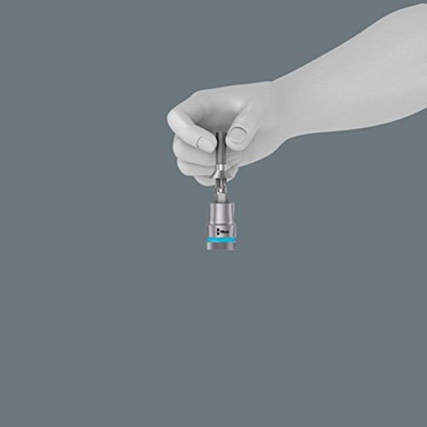 Wera 05003837001 8767 Torx Zyklop 비트 소켓(홀딩 기능 포함), 55mm x 60mm