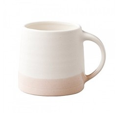 KINTO SCS-S03 20754 머그, 11.8 fl oz (320 ml), 화이트 x 핑크 베이지, 전자레인지 및 식기세척기 사용 가능, 선물, 선물