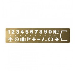 미도리 황동 템플릿 북마크, 번호(42168006)