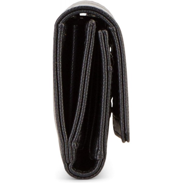 스냅 잠금장치가 있는 Emily & Noah 지갑 Luca, 18 cm, Luca Black