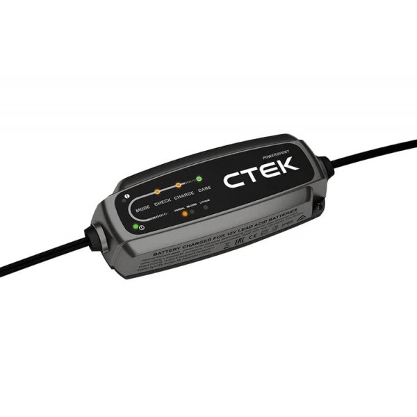 CTEK CT5, 자동차, 오토바이, ATV, 스노모빌용 12V 자동차용 배터리 충전기 - 배터리 세류 충전기 및 배터리 유지관리자 - 납산 및 리튬 이온(12V LiFePO4) 배터리 충전