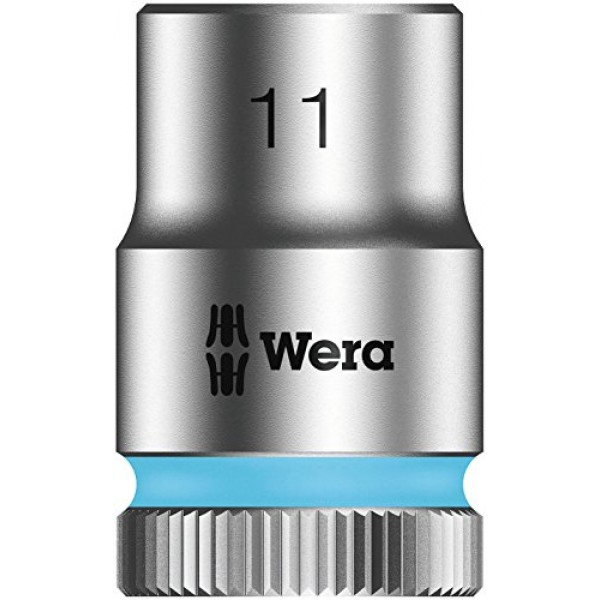 Wera - 5003556001 Zyklop 8790 HMB 3/8 소켓, 육각 머리 11mm x 길이 29mm