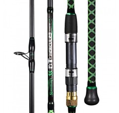 Sougayilang 서핑 스피닝 낚싯대 해변 바닷물용 탄소 여행 2개(9'/10'/11'/12') 서핑 로드