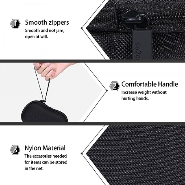 8Bitdo NEOGEO / 8Bitdo M30 무선 블루투스 컨트롤러와 호환되는 co2CREA 하드 케이스, 블랙 케이스