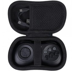 8Bitdo NEOGEO / 8Bitdo M30 무선 블루투스 컨트롤러와 호환되는 co2CREA 하드 케이스, 블랙 케이스