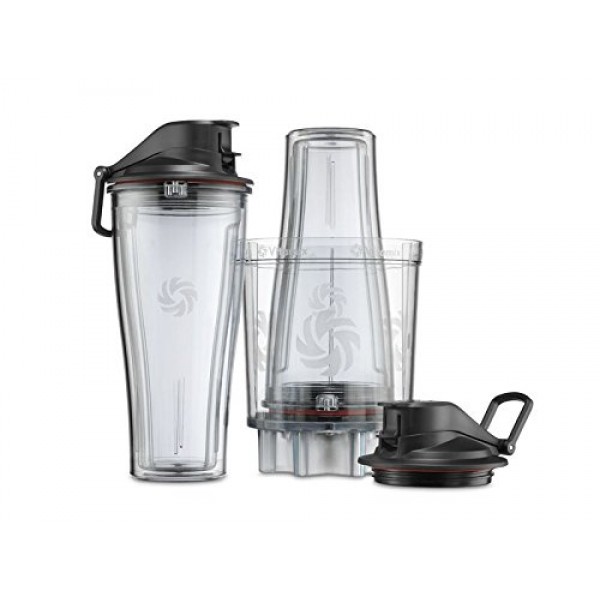 Vitamix E310 익스플로리안 블렌더, 전문가 등급, 48온스 컨테이너, 빨간색 및 개인용 컵 어댑터 - 61724