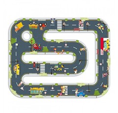 3세 이상 어린이를 위한 TOOKYLAND 도시 도로 퍼즐,종이 직소 퍼즐,유치원 교육 및 학습 장난감 직소 퍼즐 세트 남학생과 여학생을 위한 선물,대화형 놀이 장난감 세트…