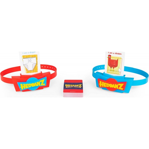 가족 및 6세 이상 어린이를 위한 Hedbanz Blastoff 게임 Hedbanz 그림 추측 게임 새 모델