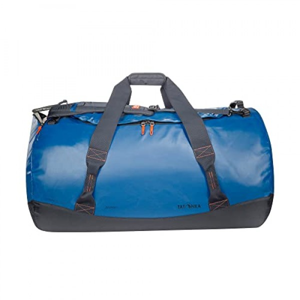 Tatonka Barrel XXL 여행용 가방 - 130리터 - 배낭 기능이 있고 큰 지퍼가 열리는 트럭 방수포로 만든 방수 가방 - 배낭 가방 - 견고하고 관리가 간편한 블랙