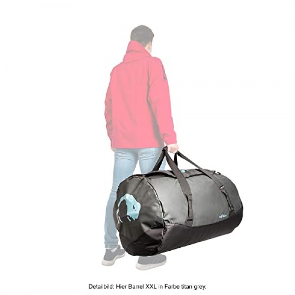Tatonka Barrel XXL 여행용 가방 - 130리터 - 배낭 기능이 있고 큰 지퍼가 열리는 트럭 방수포로 만든 방수 가방 - 배낭 가방 - 견고하고 관리가 간편한 블랙