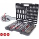 KS Tools 917.0795 1/4" + 3/8" + 1/2" 소켓 세트, 195 개 젖빛 새틴 195-tlg.