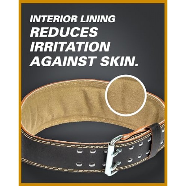 Harbinger Harbinger 패딩 가죽 벨트 블랙