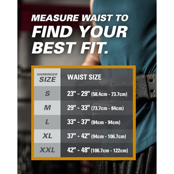 Harbinger Harbinger 패딩 가죽 벨트 블랙