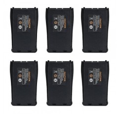 LUITON 원래 교체용 충전식 리튬 이온 1500mAh 3.7V 배터리 팩 Baofeng BF-888S Arcshell AR-5 Retevis 777s 양방향 라디오(6팩)와 호환 가능