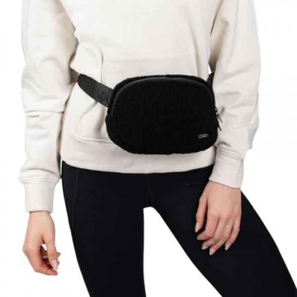 Lole - 셰르파 벨트 백, 남녀공용, 블랙, 블랙, 조절 가능, 다용도