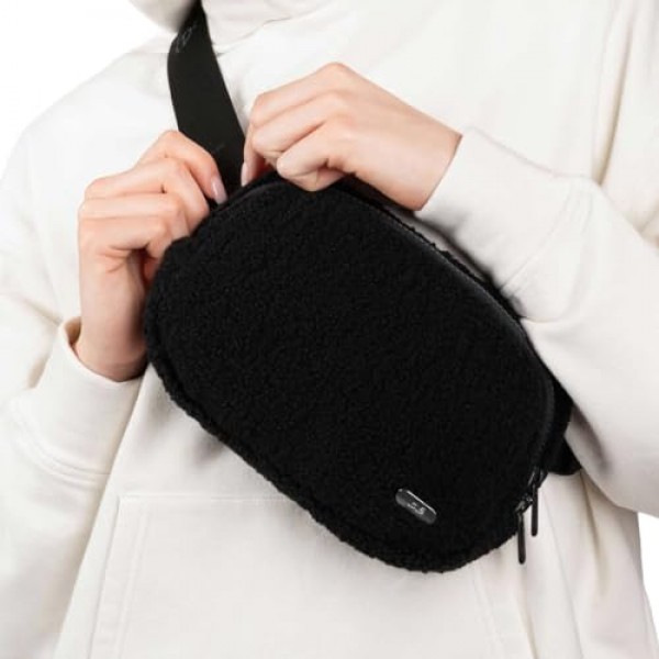 Lole - 셰르파 벨트 백, 남녀공용, 블랙, 블랙, 조절 가능, 다용도