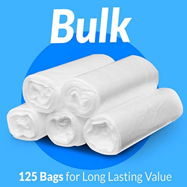 렐리. SuperValue 33갤런 쓰레기 봉투 | 125개 | 미국산 | 헤비 듀티 | 다용도 쓰레기 봉투 지우기