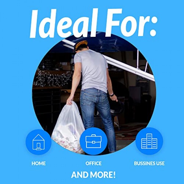 렐리. SuperValue 33갤런 쓰레기 봉투 | 125개 | 미국산 | 헤비 듀티 | 다용도 쓰레기 봉투 지우기