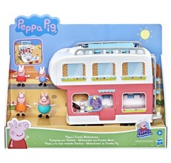 Peppa Pig Adventures, Family Motorhome Preschool Toy, Vehicle to RV Playset, 소리와 음악 재생, 3세 이상, 5.313 x 18.25 x 15인치