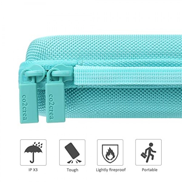 co2CREA Canon IVY 2 모바일 미니 IVY CLIQ CLIQ+ CLIQ 2 CLIQ+ 2 인스턴트 카메라 프린터 무선 블루투스 포토 프린터, 청록색 케이스용 하드 케이스 교체