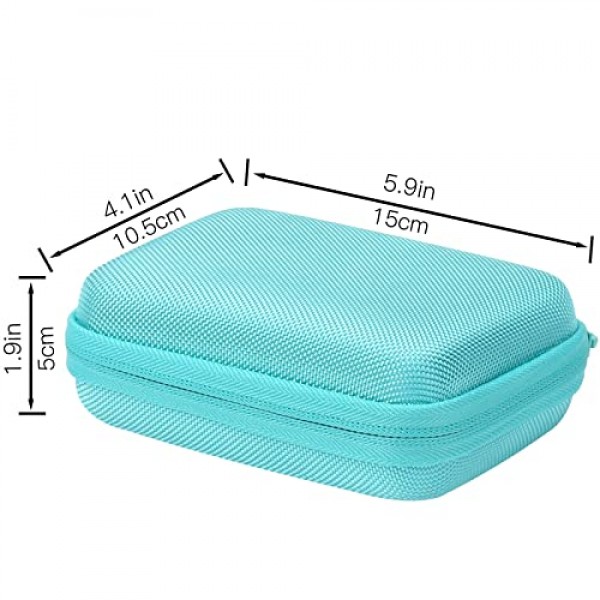 co2CREA Canon IVY 2 모바일 미니 IVY CLIQ CLIQ+ CLIQ 2 CLIQ+ 2 인스턴트 카메라 프린터 무선 블루투스 포토 프린터, 청록색 케이스용 하드 케이스 교체