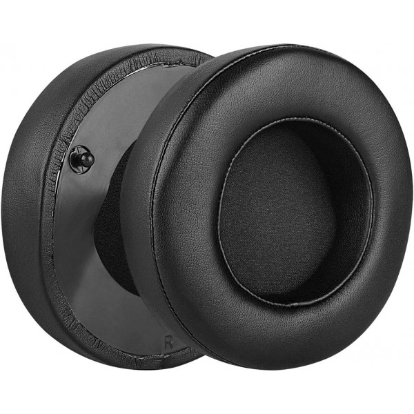 Razer Thresher Ultimate Dolby 7.1 서라운드 사운드 게임용 헤드셋 교체용 이어 패드/이어 패드/이어 컵, 헤드셋 이어 커버 수리 부품(검은색)용 Geekria QuickFit 단백질 가죽 이어 