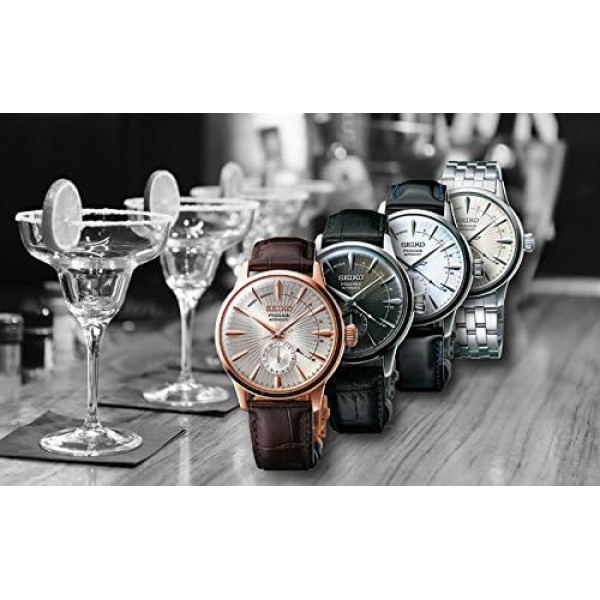 SEIKO PRESAGE 오토매틱 아이스 블루 칵테일 타임 스카이 다이빙 SRPB43J1