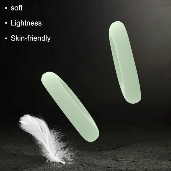 AirPods Max 이어폰용 보호 케이스 실리콘 보호 케이스 교체용 이어 패드 스크래치 방지 충격 방지 커버 AirPods Max 블루투스 헤드셋과 호환되는 액세서리