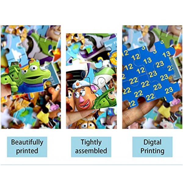 금속 상자에 들어 있는 NEILDEN 퍼즐 60개 어린이용 4-8세 소녀와 소년을 위한 직소 퍼즐 어린이를 위한 훌륭한 선물